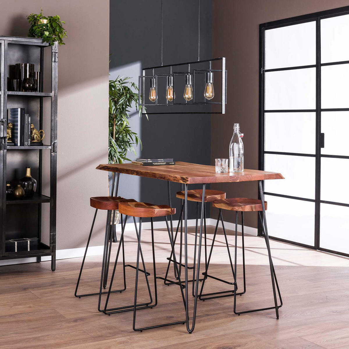 BARTISCH Edge Braun 130/70/ 92 cm - Braun, Holz (70/92/130cm) - Hoyz Collection