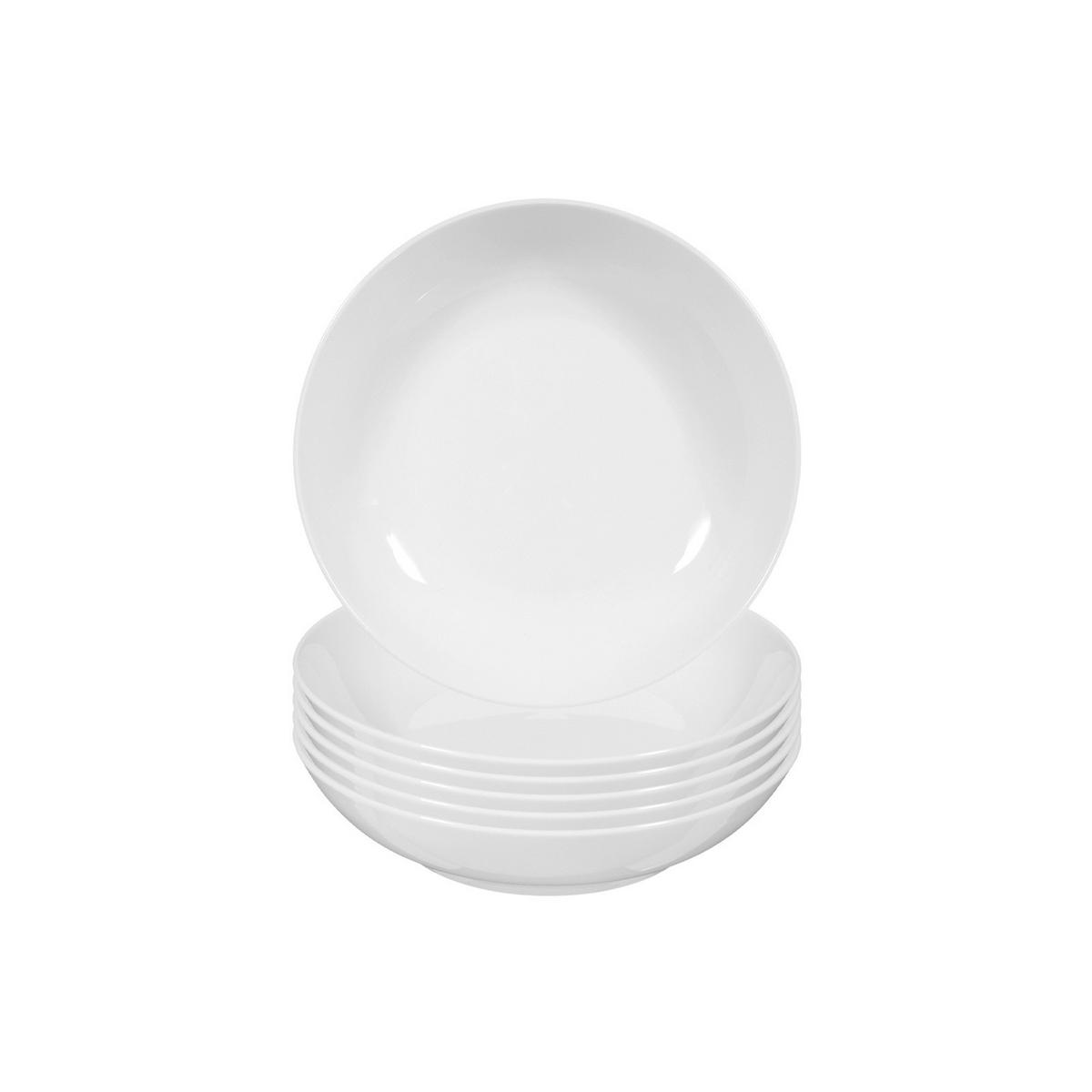 SALATSCHALEN Rondo/Liane weiß ø 16,3 cm 6er Set - Weiß, Keramik (16.3cm) - Seltmann Weiden