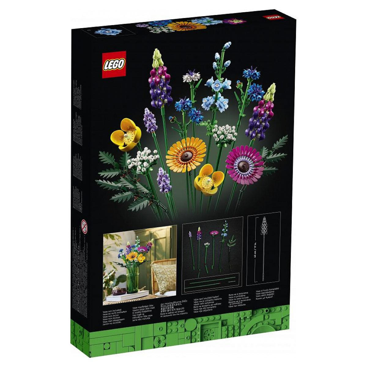 KLEMMBAUSTEINE Der Blumenstrauß - Grün, Kunststoff (6/38/26cm) - Lego