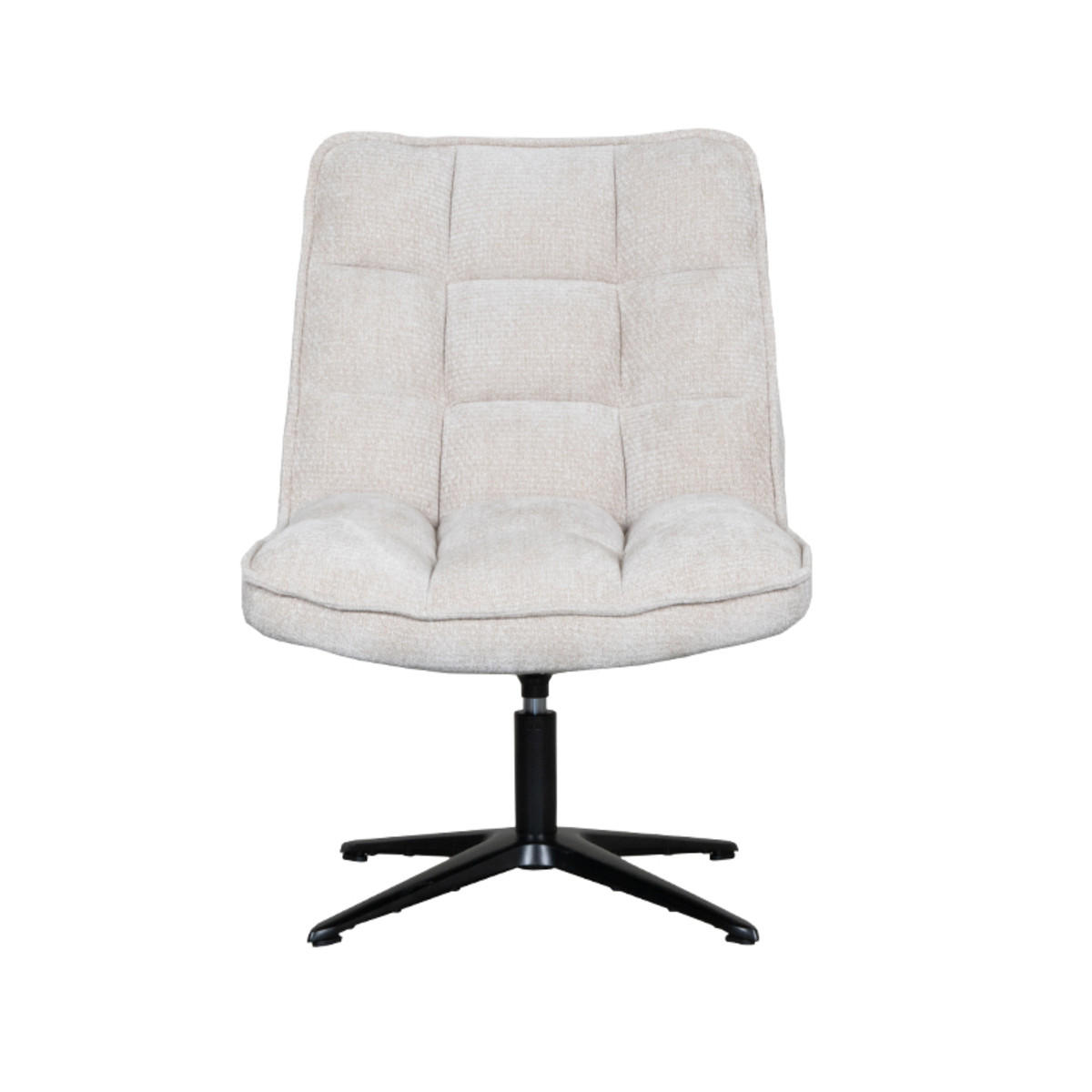 SESSEL Vince Beige 74/63/91 cm - Creme, Textil (63/91/74cm) - LABEL51