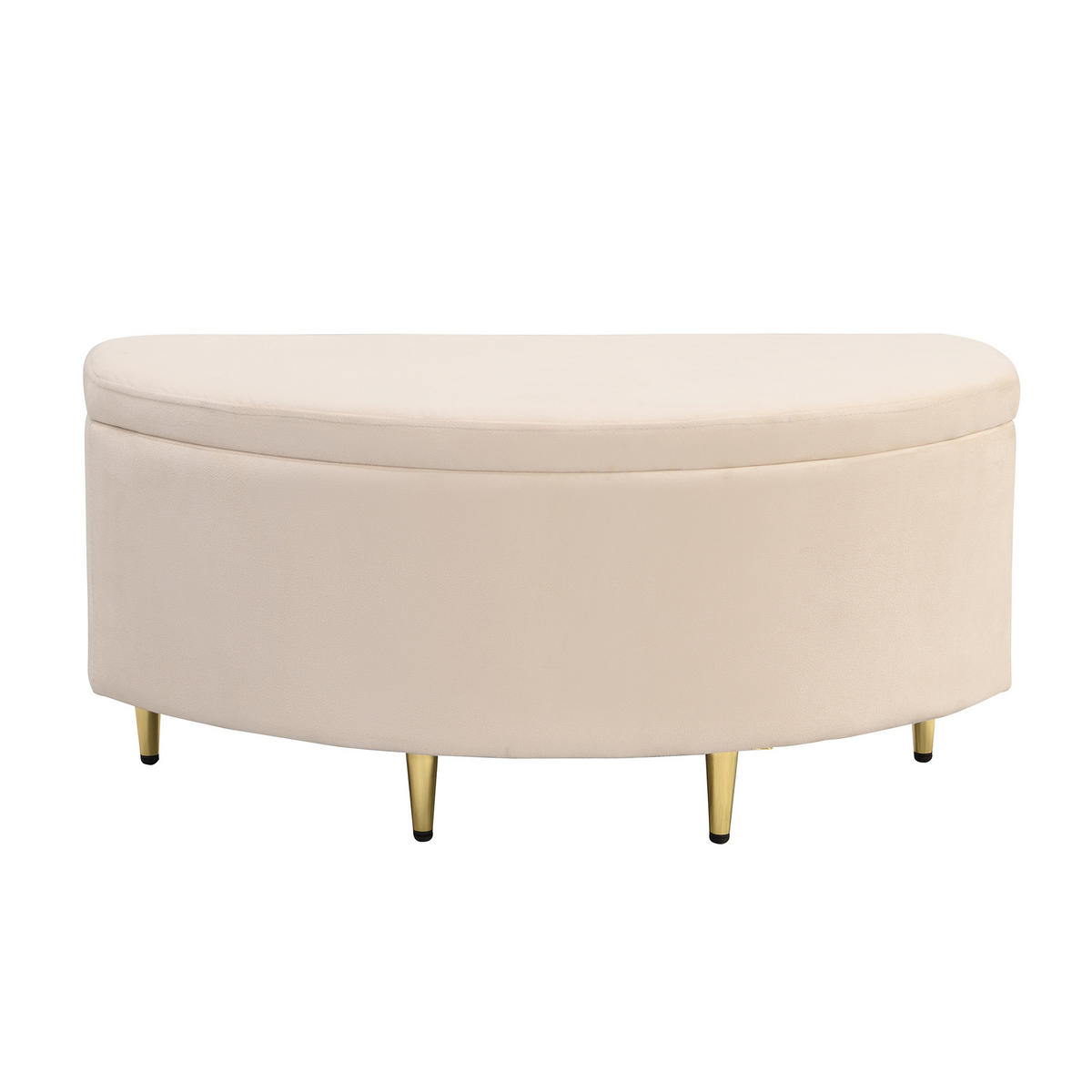 POLSTERBETT 90/200 cm DE-00128, in Beige, Polsterbank - Beige, Holz (90/200cm) - ComfortXL