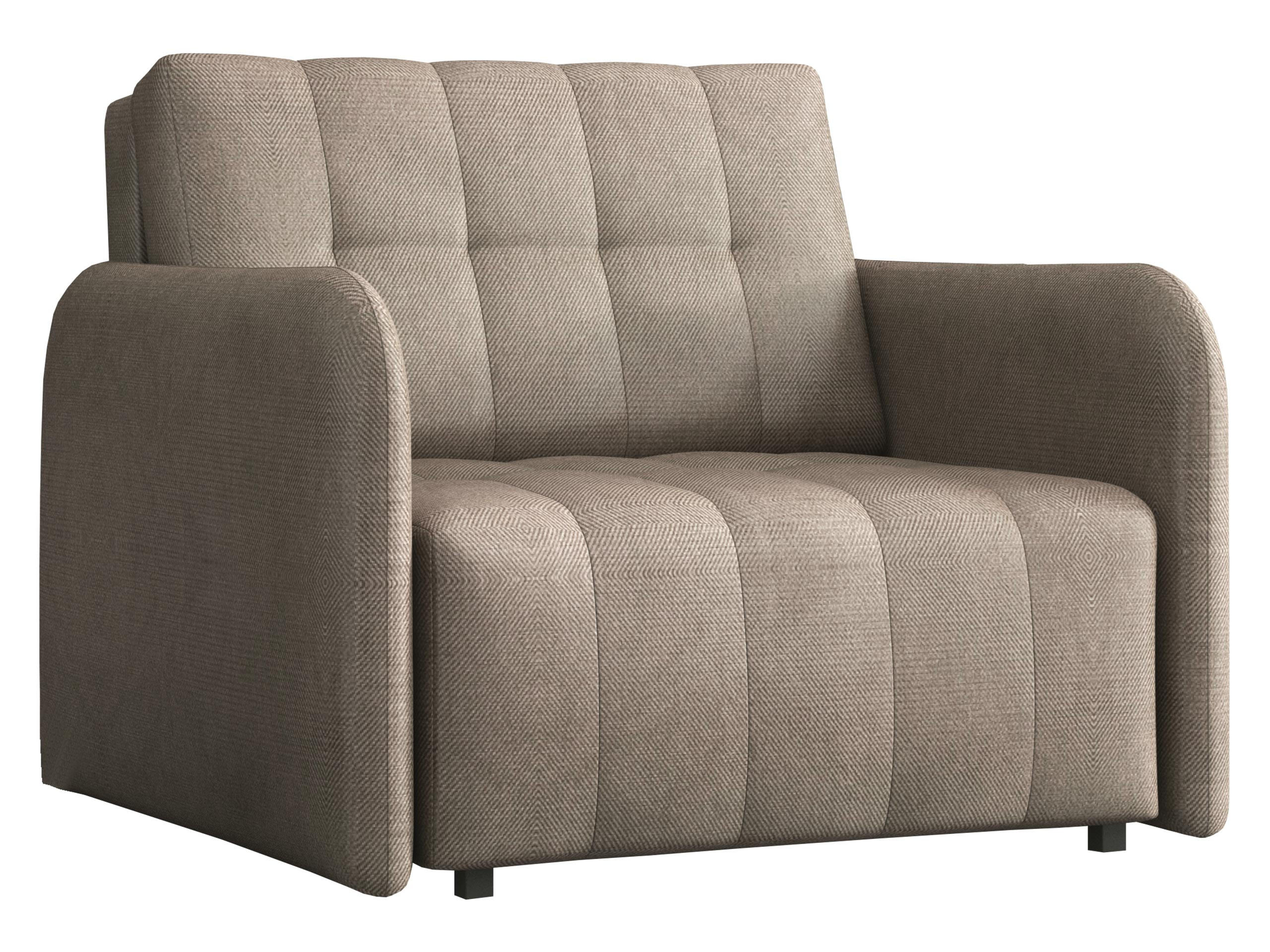 SCHLAFSOFA Viva Grand I - Hellbraun/Schwarz, Holz/Kunststoff (98/85/95cm) - MIRJAN24