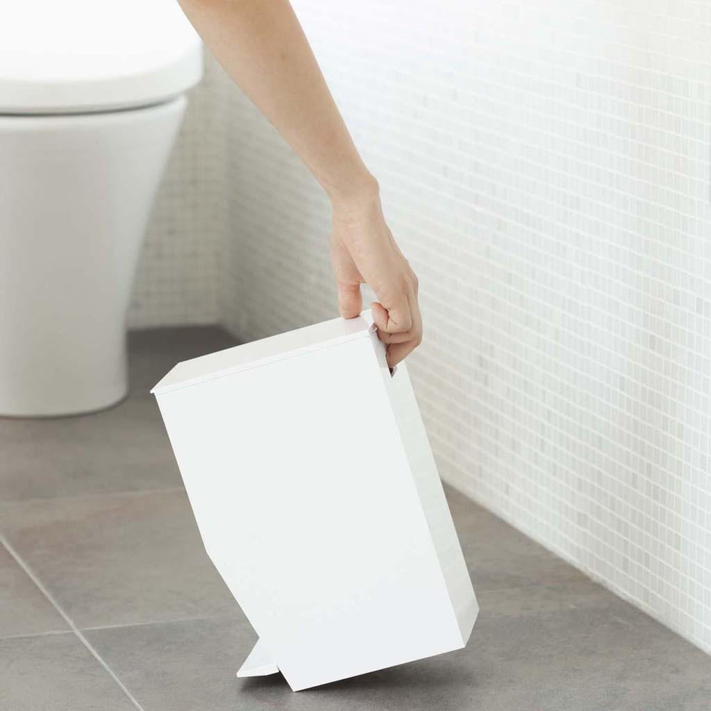 PEDAL-ABFALLBEHÄLTER Tower 3385 Weiß - Weiß, Kunststoff (12/27.5/19.5cm) - Yamazaki