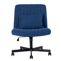 BÜROSTUHL Blau - Blau, Metall (21.5/33/25.2cm) - PANGIVO