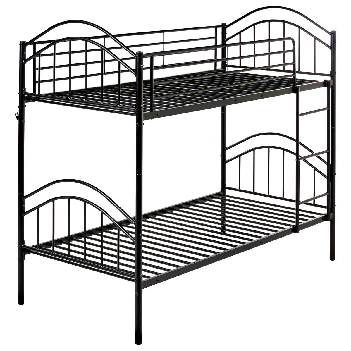 PAT ÎNALT metal 90/200 cm negru Chartres - negru, metal (96/171/209cm) - Beliani