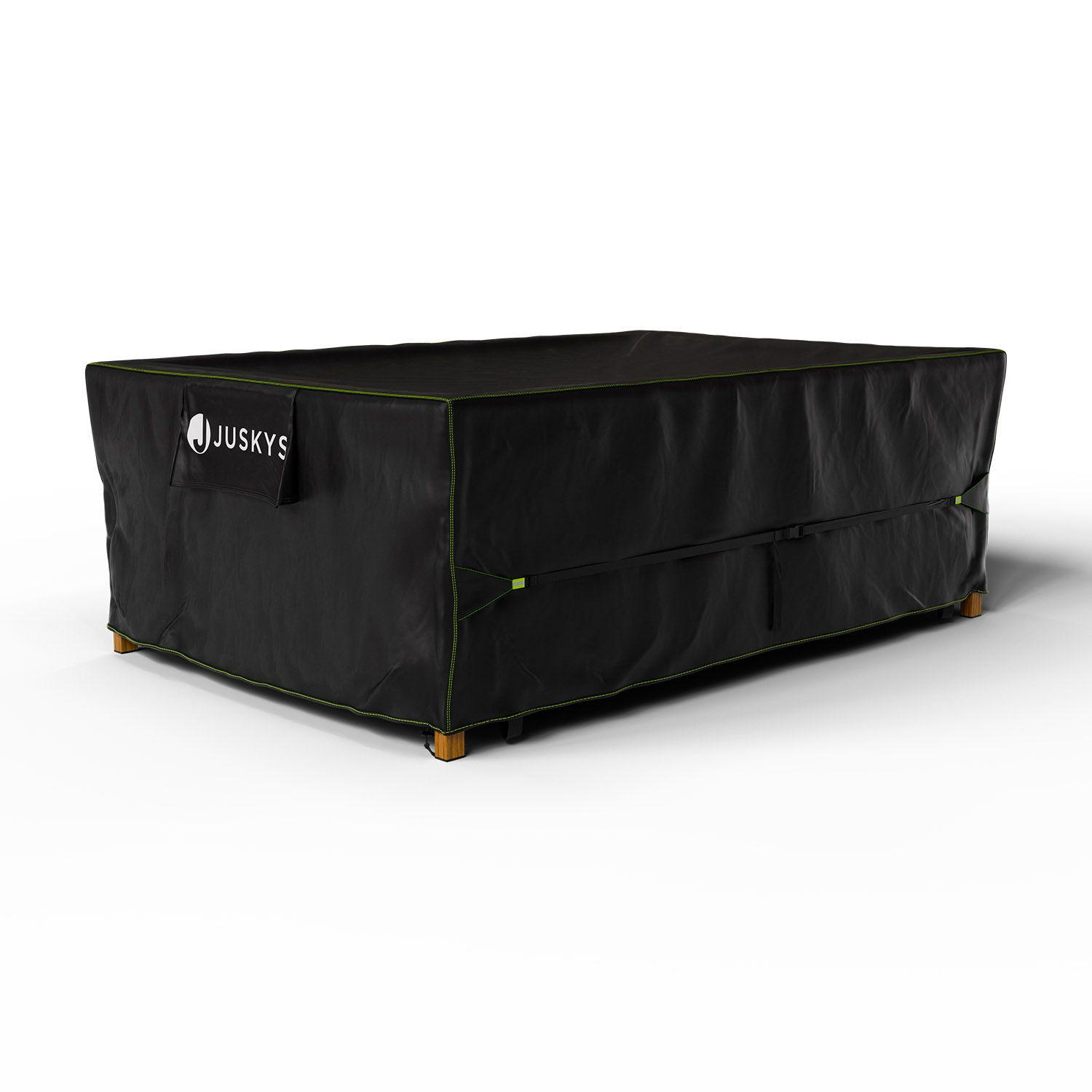 GARTENMÖBELABDECKUNG CoverSafe Pro schwarz - Schwarz, Kunststoff (180/90/270cm) - Juskys