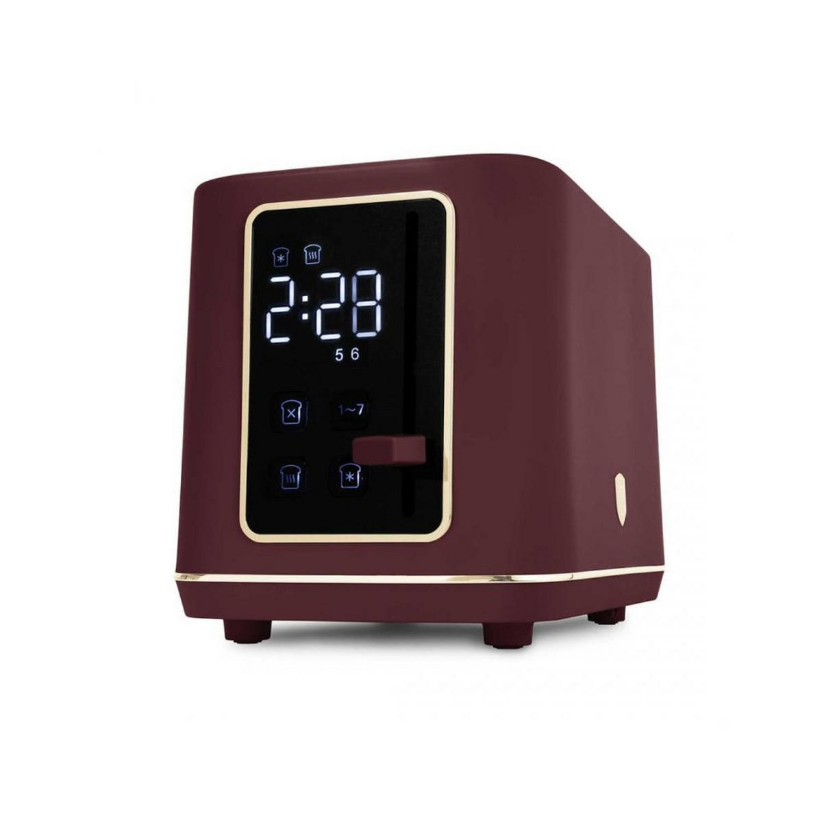 TOASTER Burgunderrot 35/15/25 cm BH9662 - Bordeaux, Metall (15/25/35cm) - Berlinger Haus