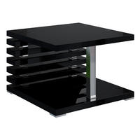 KAFFEETISCH 60x60x44 cm - Hochglanz Schwarz - YOTO +2 - Schwarz Hochglanz, Holzwerkstoff (60/60/44cm) - ALTDECOR