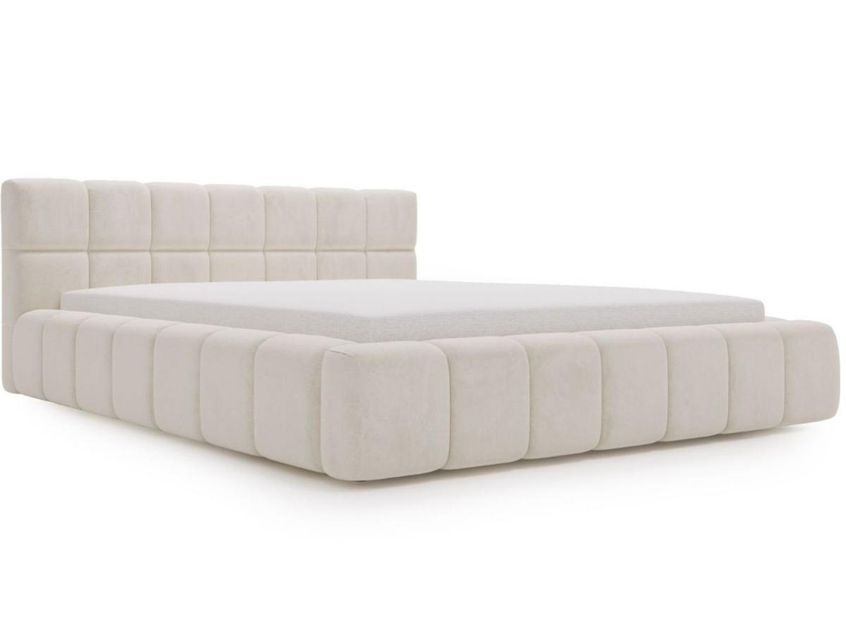 POLSTERBETT Alicante 120x200 Beige - Beige, Textil (120/200cm) - Graingold