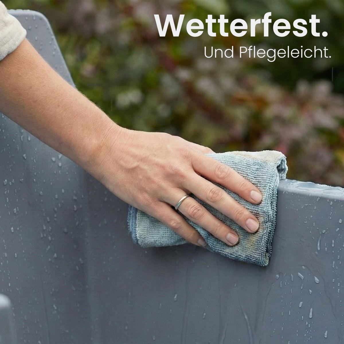 GARTENSTUHL 4er Set Kunststoff Dunkelgrau - Dunkelgrau, Kunststoff (73/78/57cm) - CLP