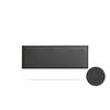 KOPFTEIL gepolstert MODENA Kunstleder 100x55x8 cm - Schwarz - Moonia - Schwarz, Holz (100/8/55cm)