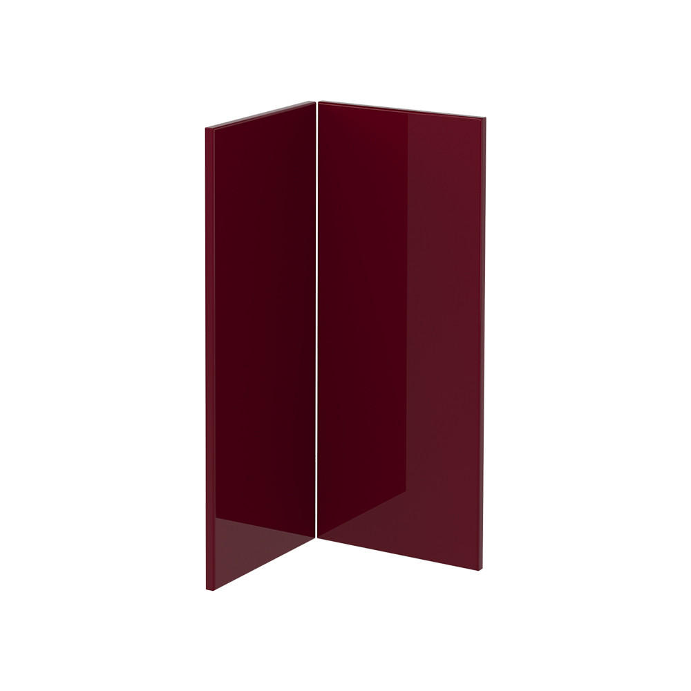 KÖKSFRONT R-Line Röd högblank 59.2x71.3 cm möbelfront för hörnunderskåp 71.3/59.2/1.6 cm