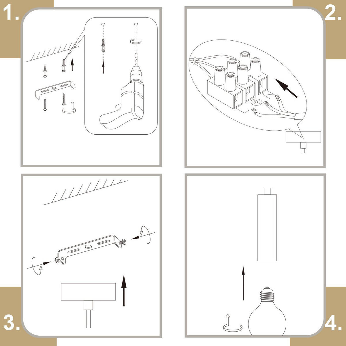 KRONLEUCHTER Hellebrandar 8.0/8.0/139.69 cm - Schwarz, Metall (139.69/8/8cm) - ZMH