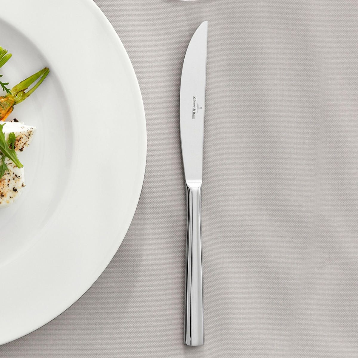 TAFELMESSER Piemont silber 226 mm 6er Set - Silberfarben, Metall (24cm) - Villeroy & Boch