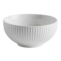 SCHALE Linioso - Weiß, Keramik (15.5/7/15.5cm) - home&you