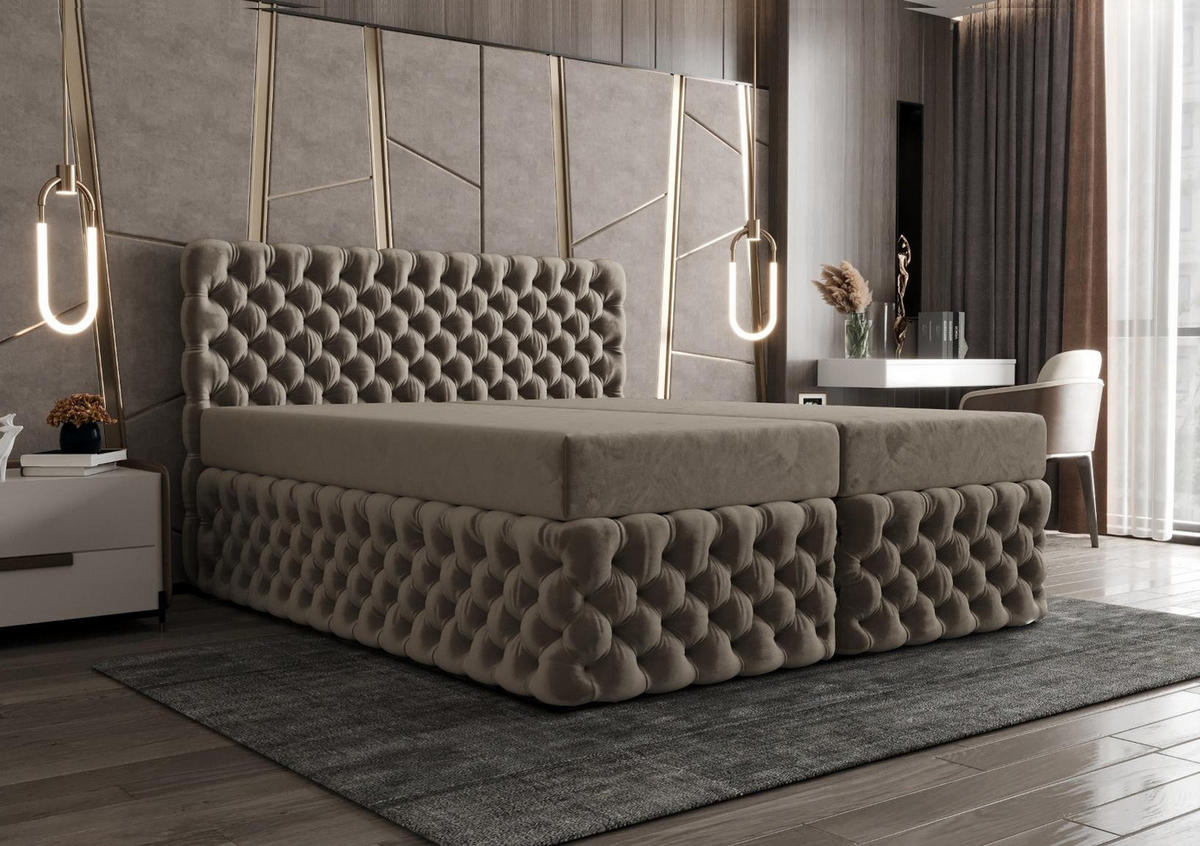 BOXBETT Figo Beige 160x200 cm - Beige, Textil (200/200cm) - B&B Home