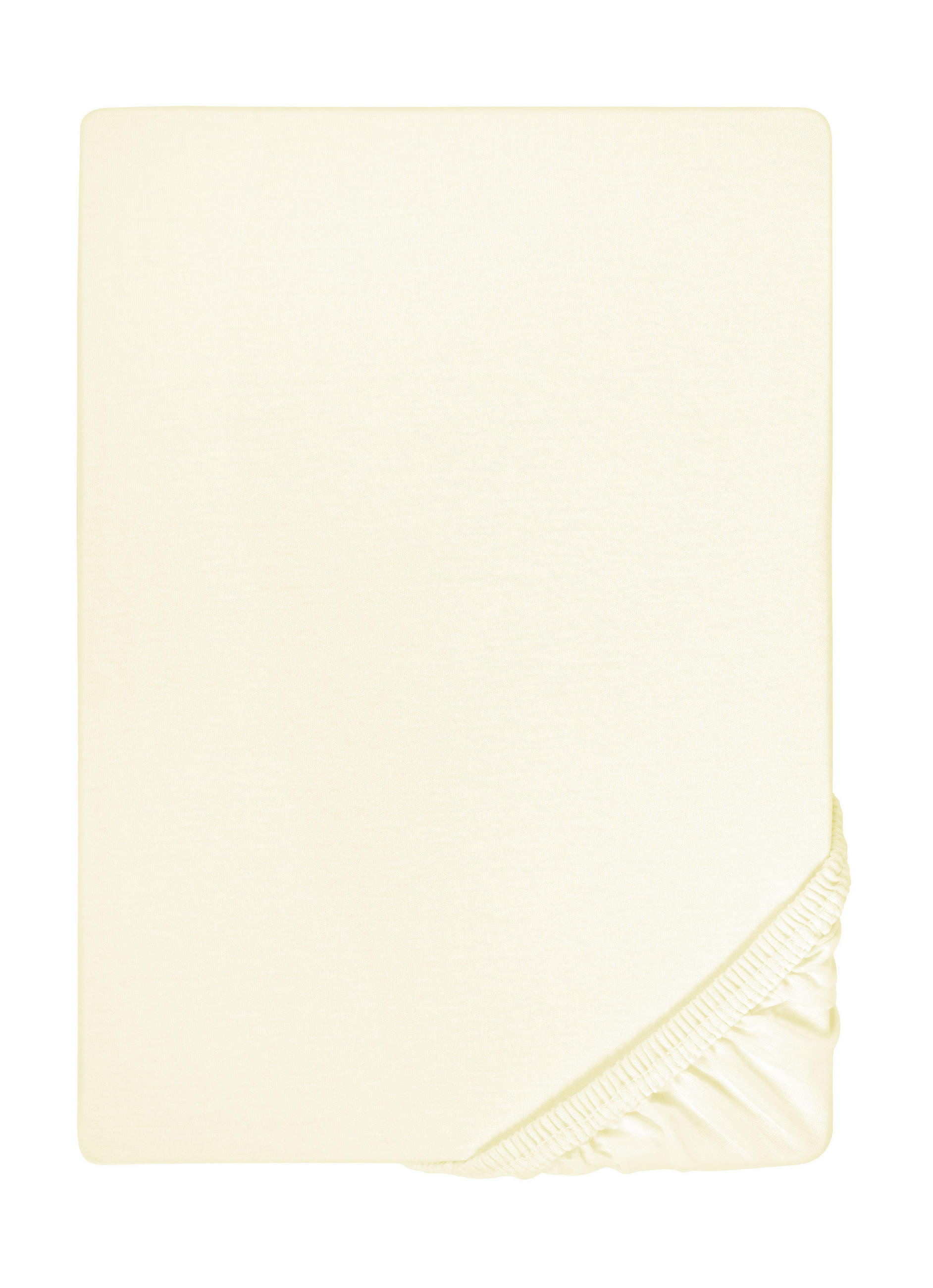 biberna Spannbetttuch Creme 100x220 cm
