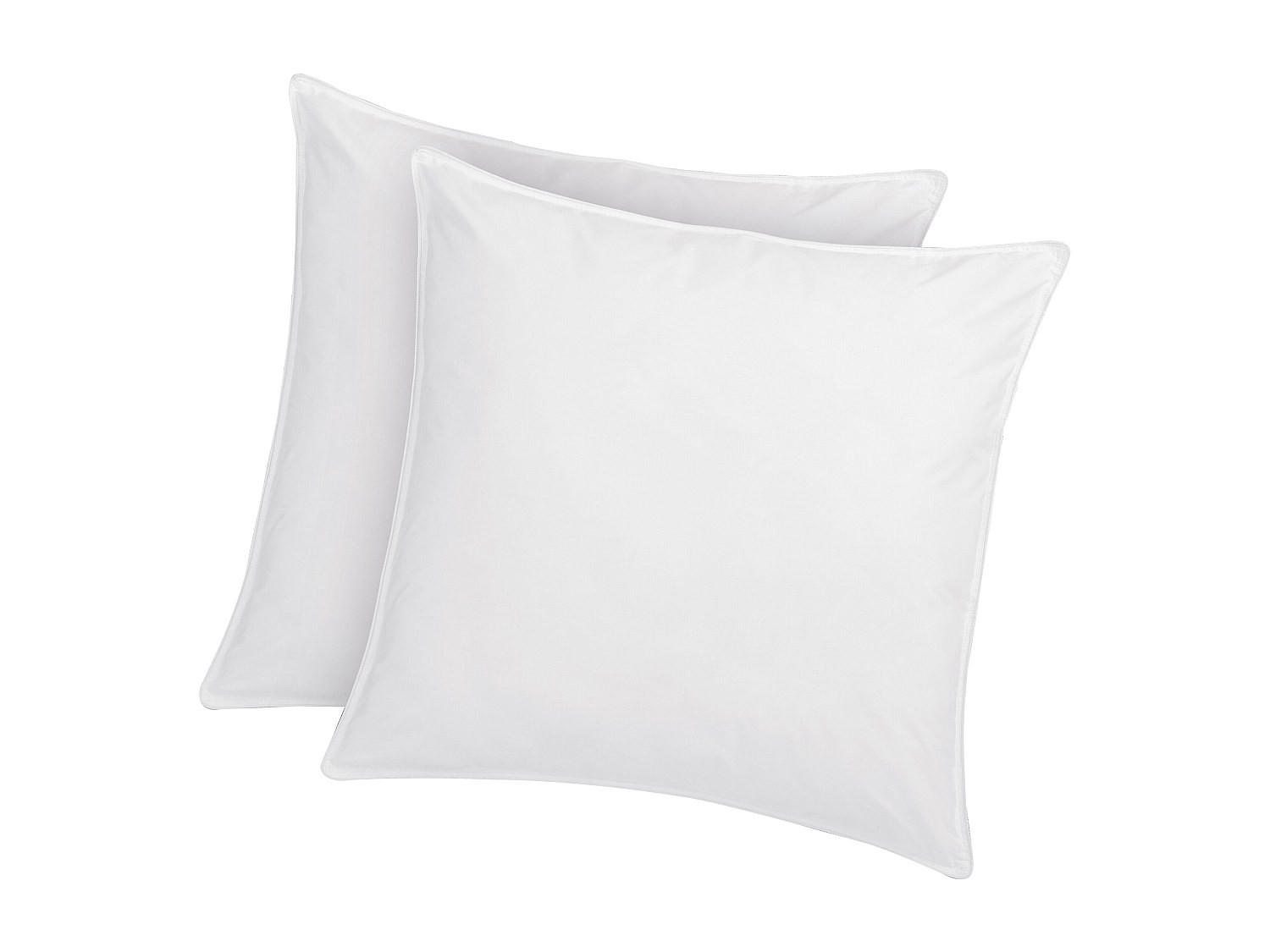 KOPFKISSEN milbenabweisend - 550 gr - 60 x 60 cm - Bauwolle - Weiß - AZYLIA - Weiß, Textil (60/60cm) - Vente-Unique