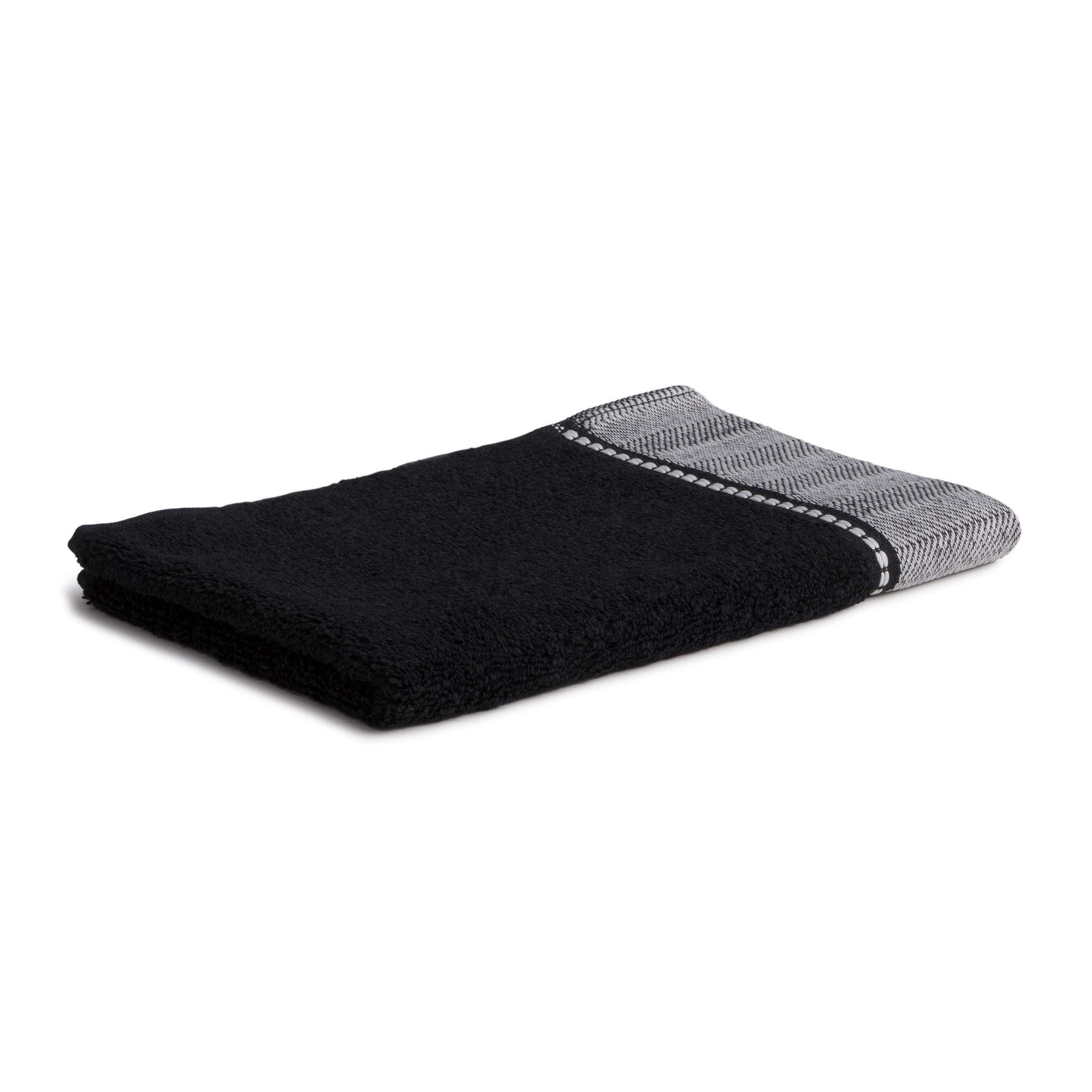 GÄSTETUCH BROOKLYN - Schwarz, Textil (30/50cm) - MÖVE