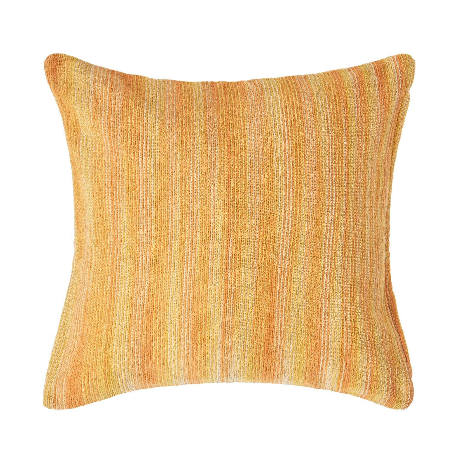 KISSENHÜLLE Chenille Tie Dye orange 45/45 cm - Orange, Textil (45/45cm) - Homescapes