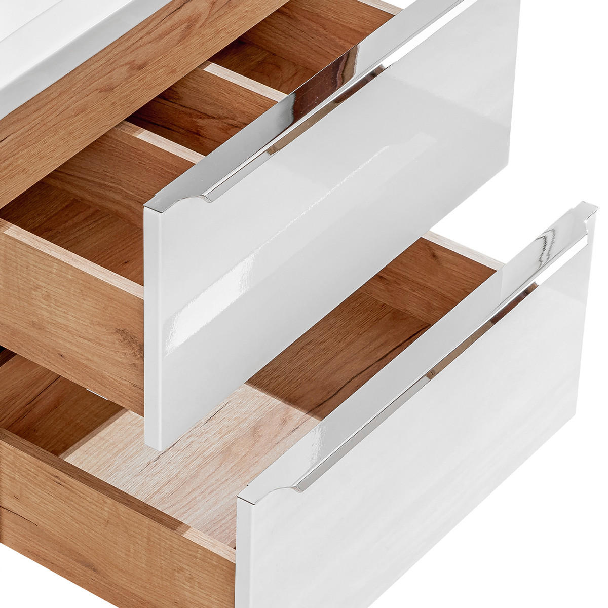 WASCHTISCHUNTERSCHRANK 80.4cm April Weiß - Weiß, Holzwerkstoff (80.4/59/46cm) - Petits-meubles