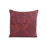 KISSENNHÜLLE Epoche karmin-rot 40/40 cm - Dunkelrot, Textil (40/40cm) - beties Heimtextil