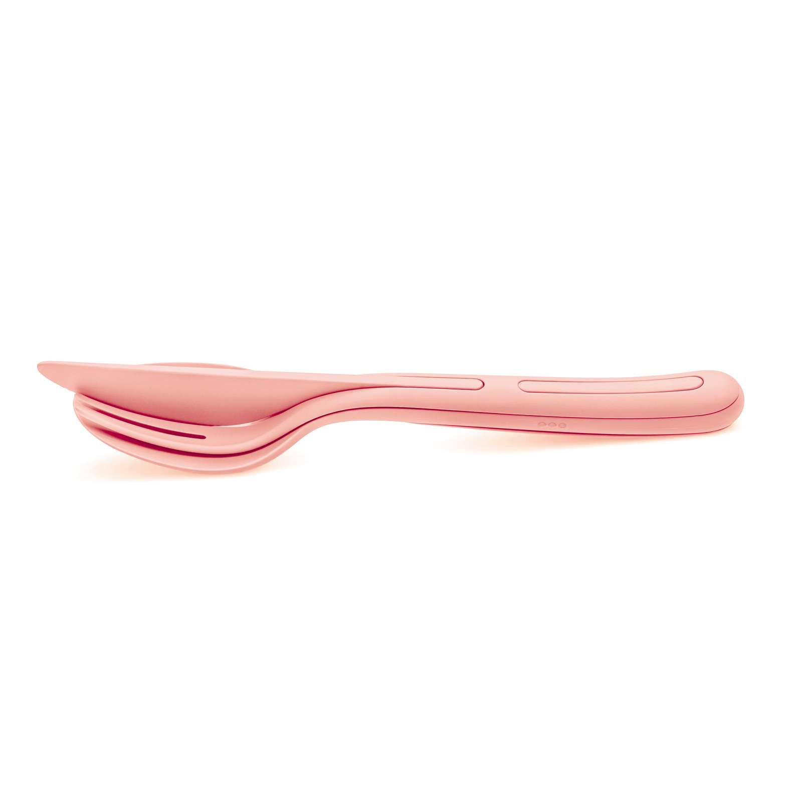 REISEBESTECK-SET Klikk - Rosa, Kunststoff - Koziol