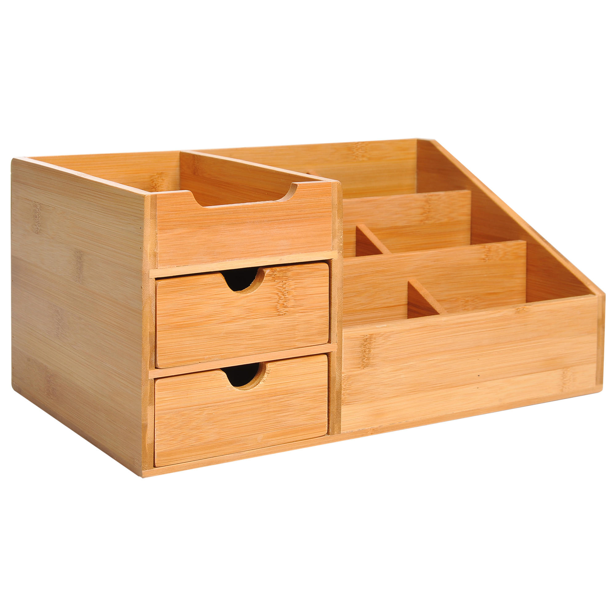 SCHREIBTISCHORGANISATOR DE-16662 Natur - Naturfarben, Holzwerkstoff (205/155/33cm) - ComfortXL