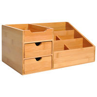 SCHREIBTISCHORGANISATOR DE-16662 Natur - Naturfarben, Holzwerkstoff (205/155/33cm) - ComfortXL