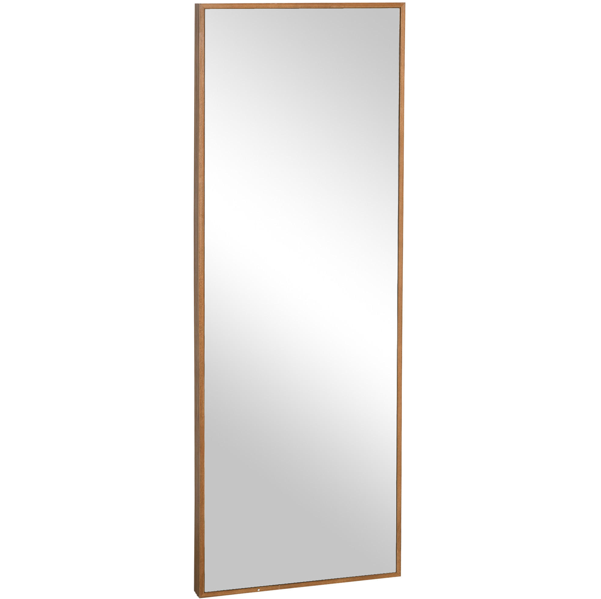 WANDSPIEGEL 45/3/125 cm Natur aus Holz mit Wandmontage - Naturfarben, Holz (48/125/45cm) - OKWISH