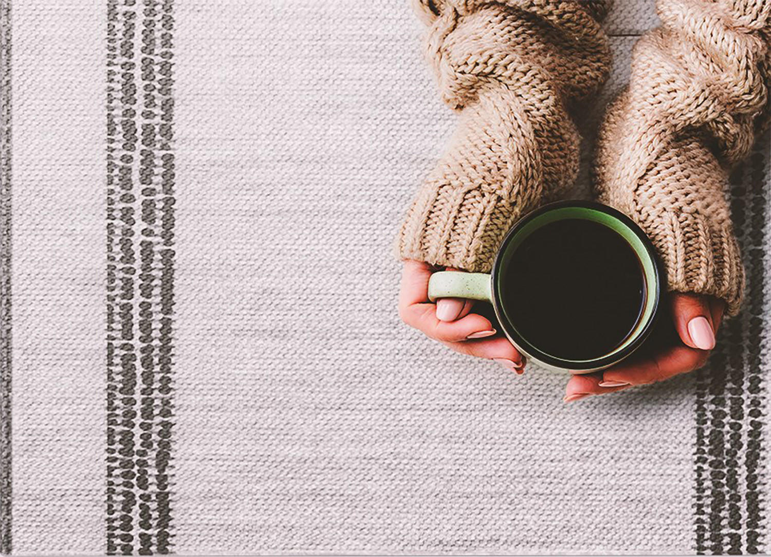 Thumbnail - ArtPrintCave Vinyl-Teppich, Grau, Kunststoff, Rechteckig, 60x1.6 cm, Teppiche & Böden, Teppiche