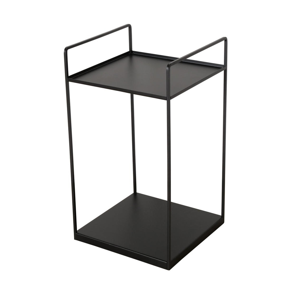 KAFFEETISCHE 2er-Set Como Schwarz - Schwarz, Metall (35/35/63cm) - Boltze Home