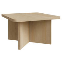 COUCHTISCH Qubeo Eichenholzoptik 60 cm - Eichefarben, Holzwerkstoff (60/60/35cm) - Selsey