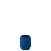 BLUMENTOPF FIESTA - Töpferei - Blau - S - Ø 17 cm - Blau, Keramik (17/23cm) - J-Line