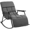 SCHAUKELSTUHL Stoff dunkelgrau - Dunkelgrau, Textil/Metall (61/66/100cm) - CLP