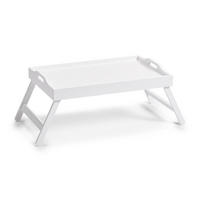 UNIVERSALTISCH mit klappbaren Beinen Weiß 56,5/35,5/27 cm - Weiß, Holzwerkstoff (35.5/27/56.5cm) - ZELLER