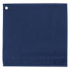 HANDTUCH MIT ÖSE Curl tintenblau 50 x 50 cm - Dunkelblau, Textil (50/50cm) - Winkler