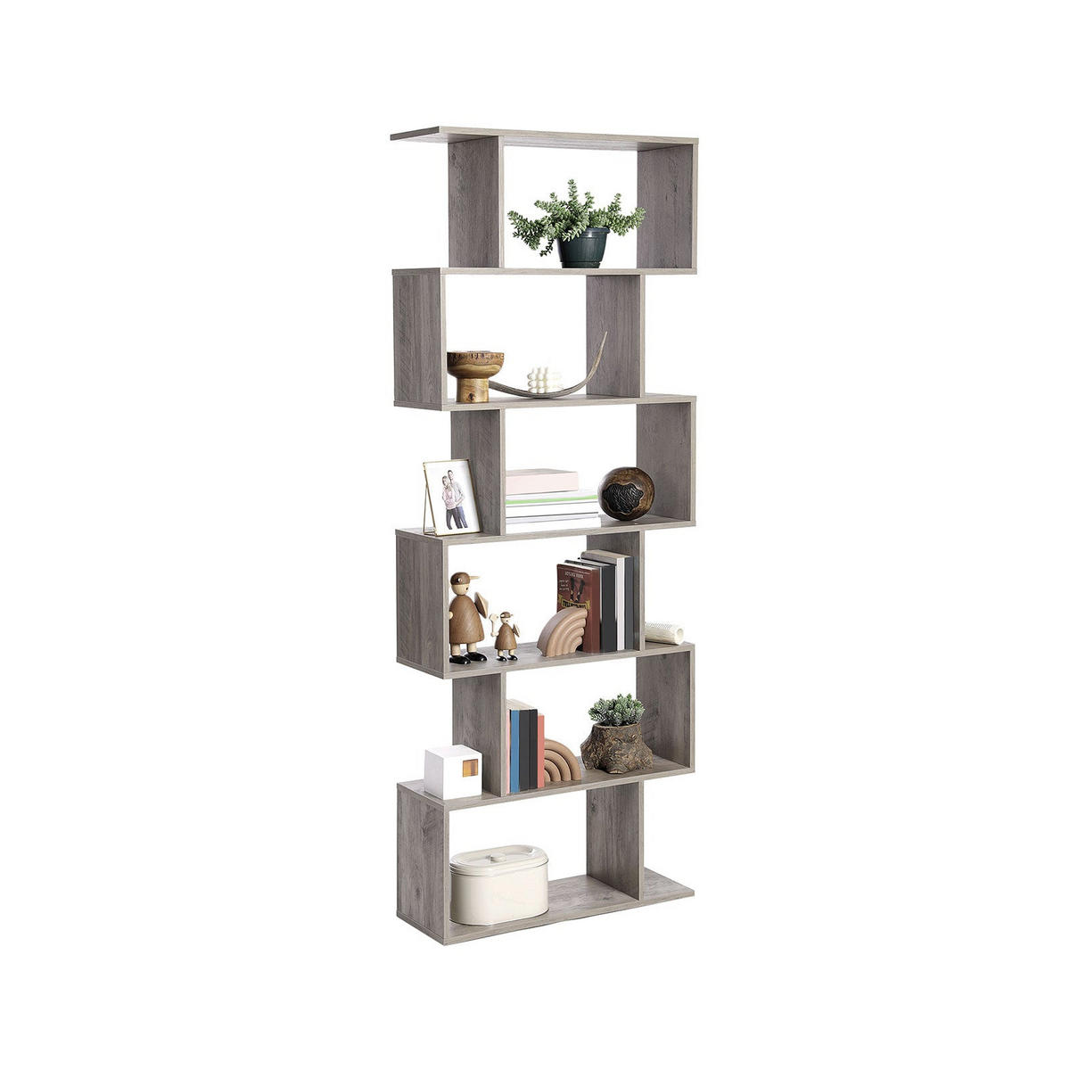 BÜCHERREGAL STANDREGAL - Beige, Holzwerkstoff (24/191/70cm) - Hansiro