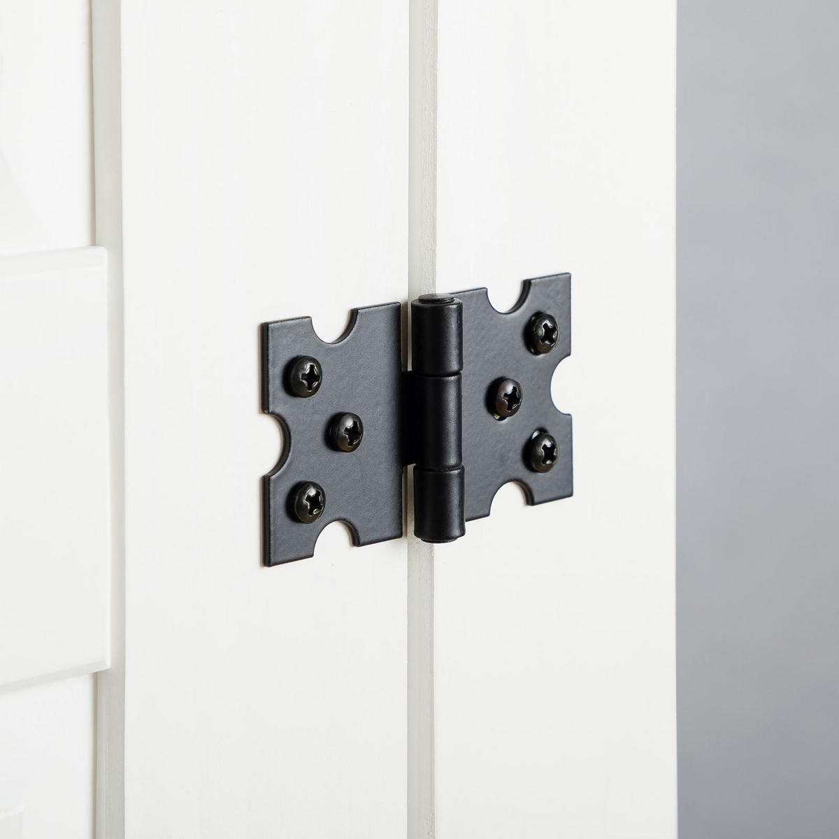 KLEIDERSCHRANK CAMPO - Weiß/Braun, Holz (100/190/51cm) - IDIMEX