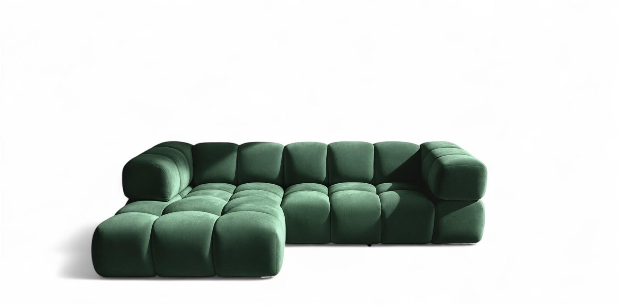 Fun Möbel Ecksofa Grün 280x150 cm