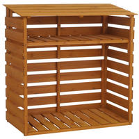 BRENNHOLZLAGER Beige - Beige, Holz (122/121/61cm) - MCW