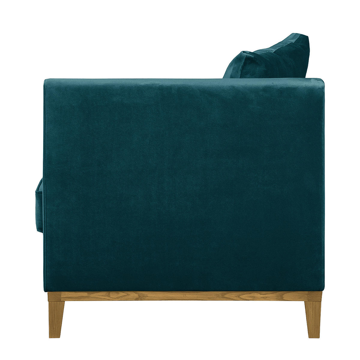 RECAMIERE - Petrol, Eichenholz/Textil (165/77/82cm) - home24