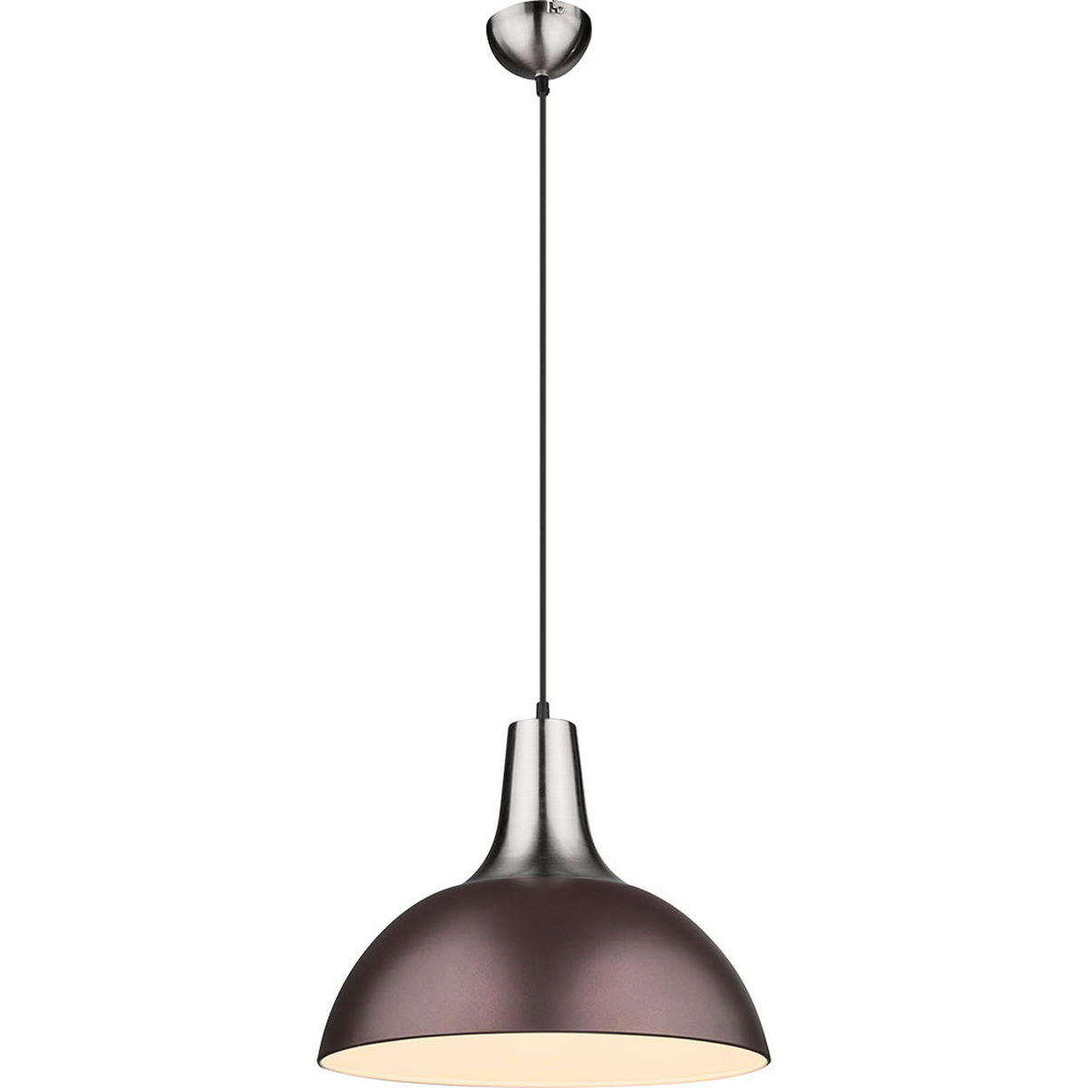 LED HÄNGELEUCHTE CONNY Bronze Nickel Matt - Bronzefarben, Metall (38/38/120cm) - Globo Lighting