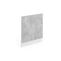 FRONTBLENDE R-Line Beton 60 cm ohne AP - Schieferfarben/Hellgrau, Holzwerkstoff (60/57.2/1.6cm) - Vicco