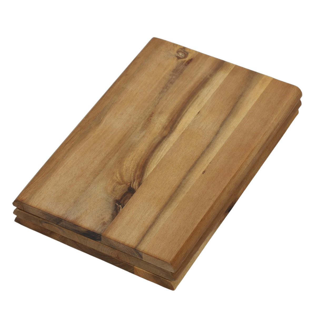 SERVIERBRETTER 3er-Set 23/15/3 cm - Braun, Holz (15/23cm) - Kesper