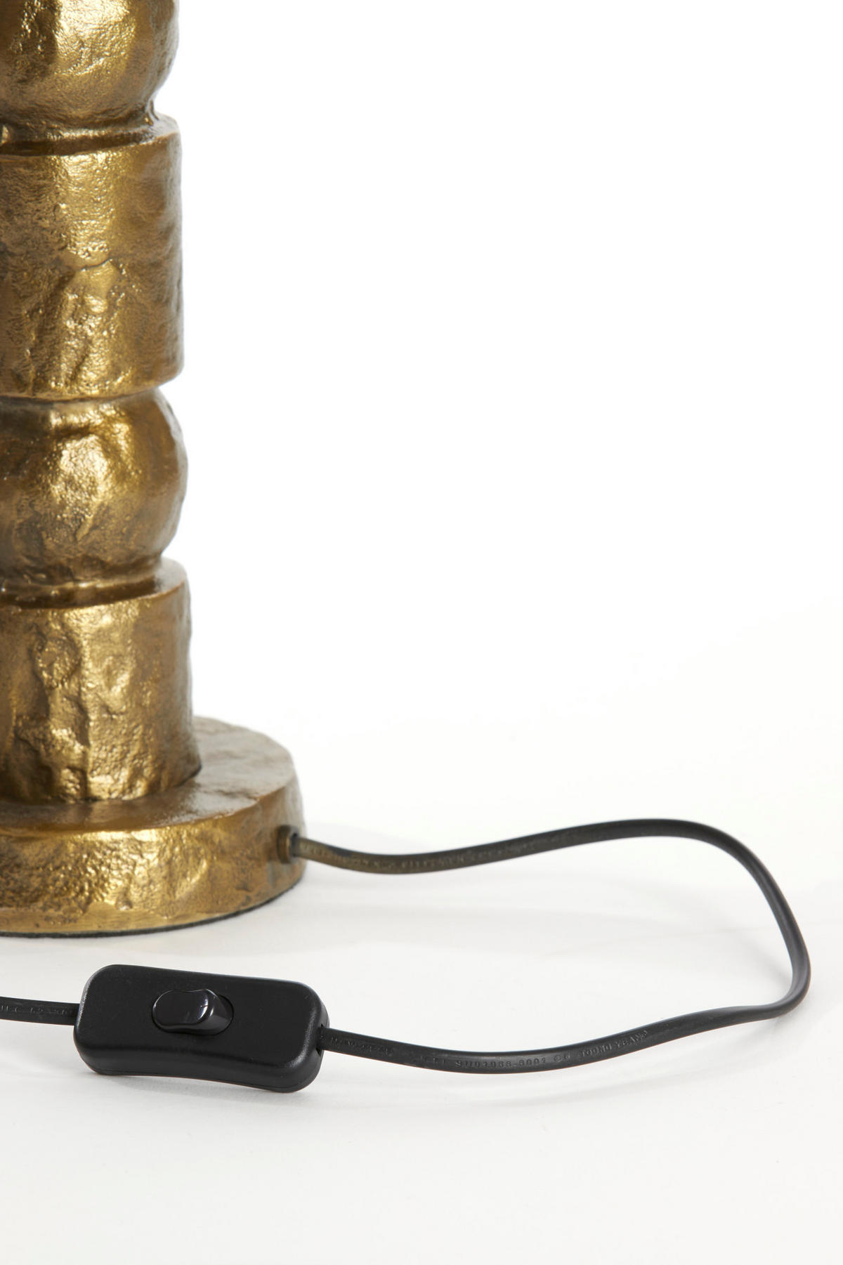 LAMPENFUSS Akti Bronze Ø13/45 cm - Bronzefarben, Metall (13/13/45cm) - Light & Living