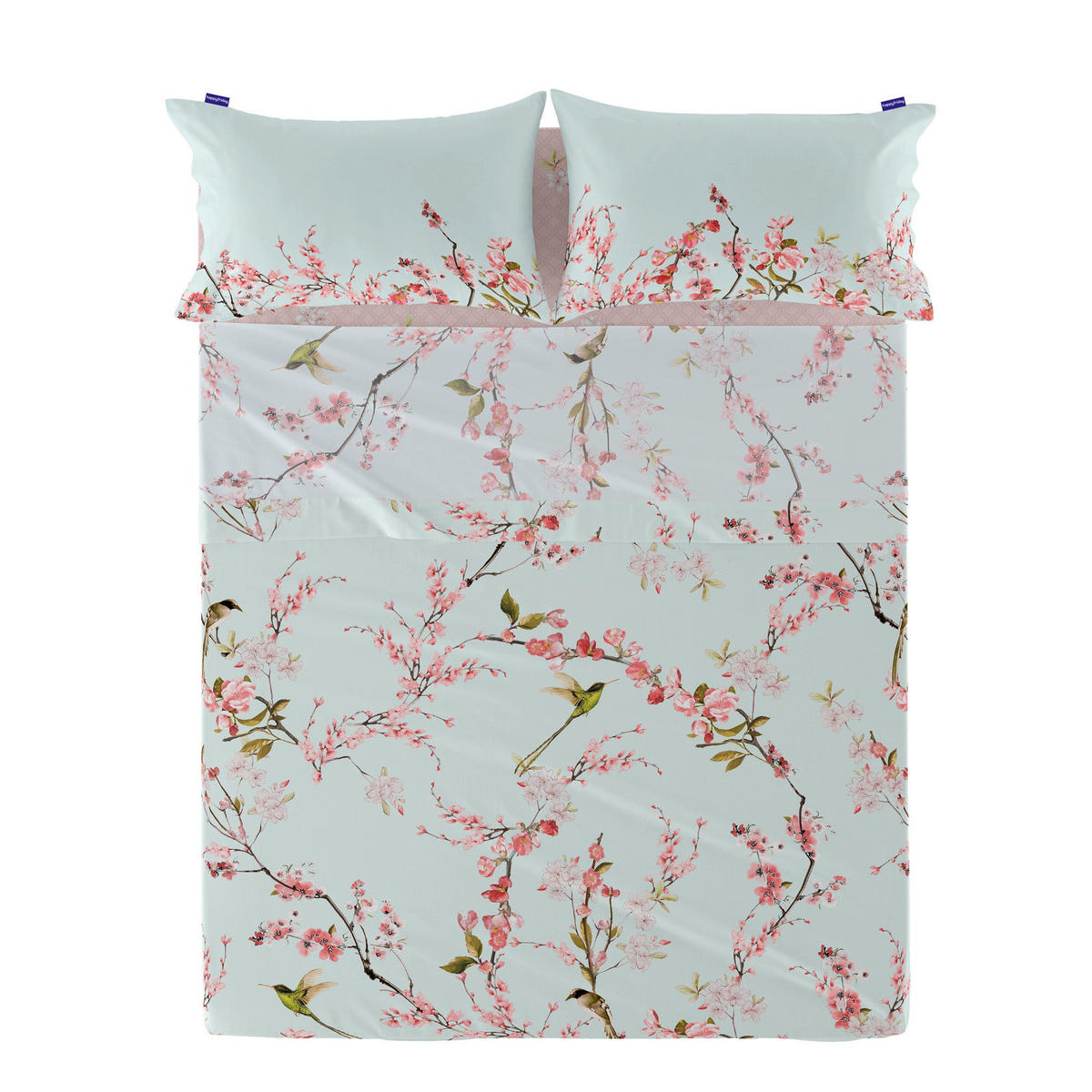OBERLAKEN Chinoiserie 210x270 cm (Komfortgrösse) - Multicolor, Textil (210/270cm) - Happy Friday