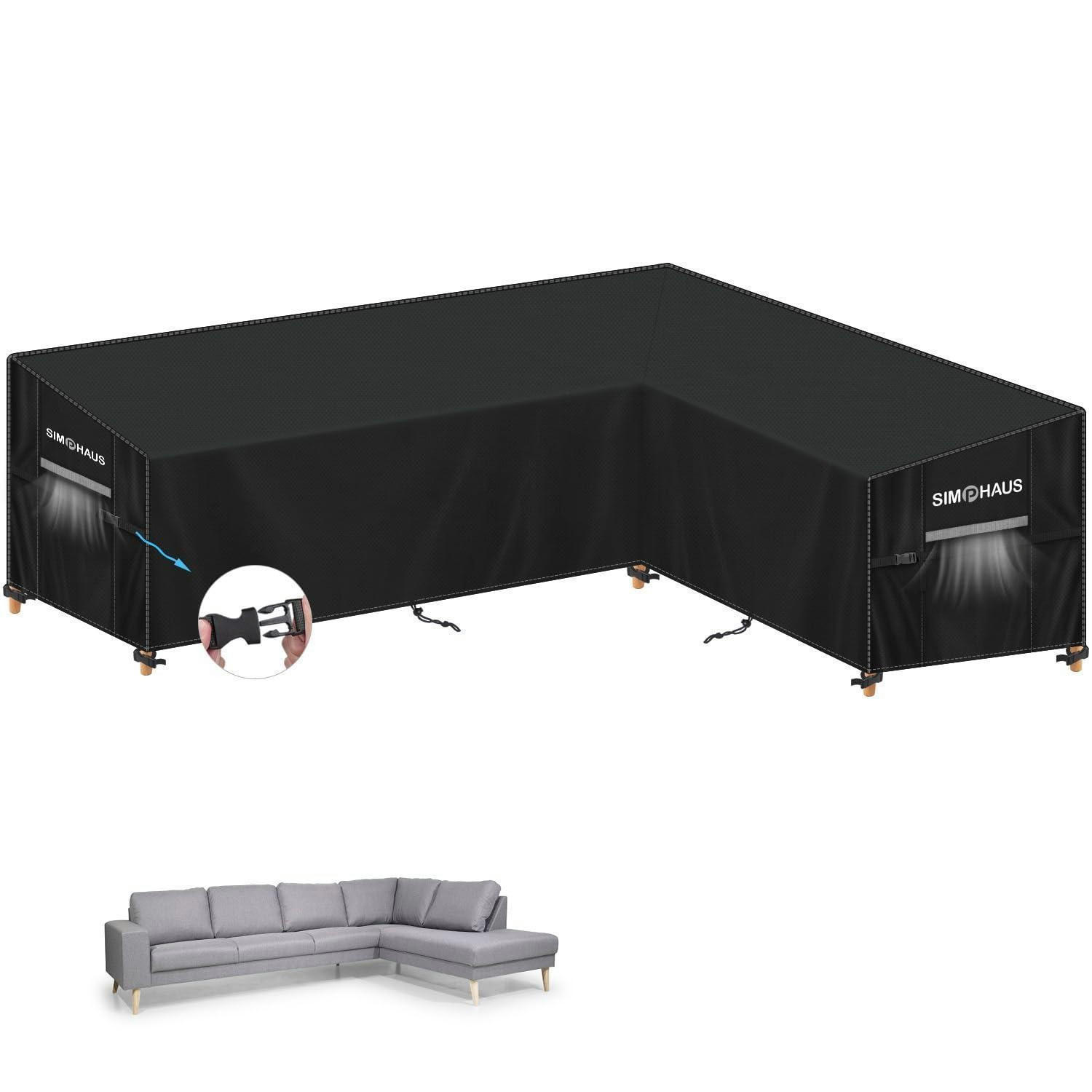 XXXLutz Abdeckplane Schwarz 99x99x260 cm