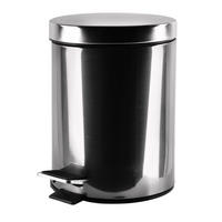 MÜLLEIMER Zac Silber 27/20/27 cm Metall - Silberfarben, Metall (20/27/27cm) - Mondex