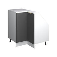 ŠIKMÁ SKŘÍŇ ROHOVÁ SKŘÍŇKA Rion Antracitově zlatý - antracitová, kompozitní dřevo (75.6/81.6/75.6cm) - Vicco